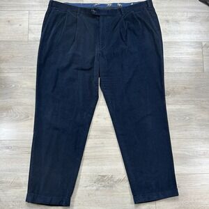 Lauren Ralph Lauren Polo Men's  48x32 (48x31) Navy Corduroy Pants Cuffed